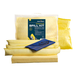 Kit Absorbant 50 Litres Produits Chimiques SM91 Jaune Portwest