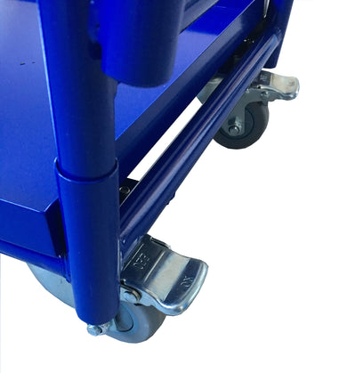 Chariot pour bacs DSW et Bacs E - 3 plateaux acier, charge 20 kg/plateau