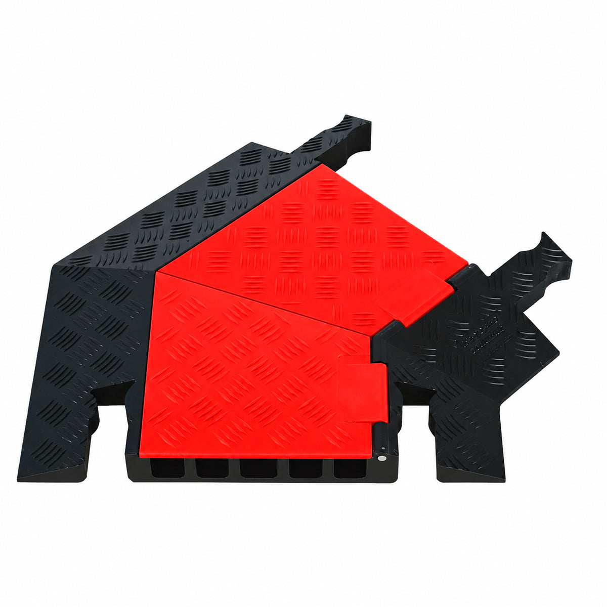 Virage 45° passe-câble Guard Dog 5 canaux Justrite