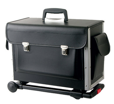 Valise de maintenance avec trolley - poignée télescopique, 2 roulettes, 420 × 190 × 280 mm