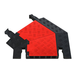 Virage 45° pour passe-câble Guard Dog® 5 canaux – Checkers PGDT