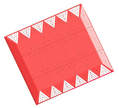 Plateau ralentisseur rouge – modèle voie unique