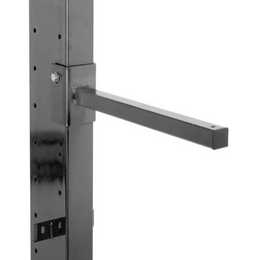 Bras pour rayonnage cantilever léger, section 80x40x2 mm