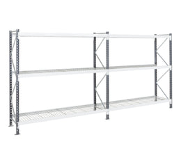 Rayonnage Epsivol sprinkler à platelage grillagé, charge standard