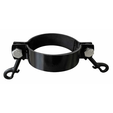 Anneau de fixation pour chaîne sur poteau acier - compatible Ø90 mm