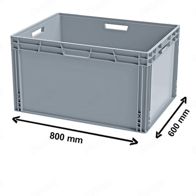 Bac de manutention norme Europe 800×600 mm - grand format, gerbable