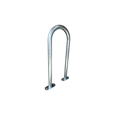 Épingle à vélo galvanisé avec platine – H 690 × Ø 40 mm