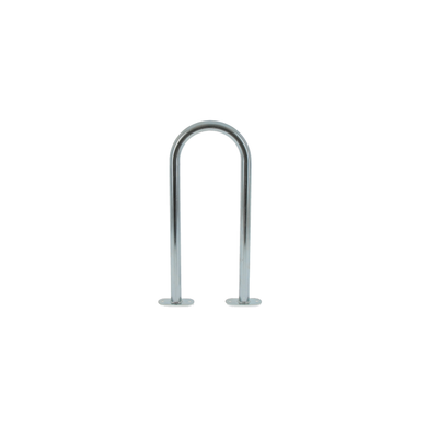 Épingle à vélo galvanisé avec platine – H 690 × Ø 40 mm