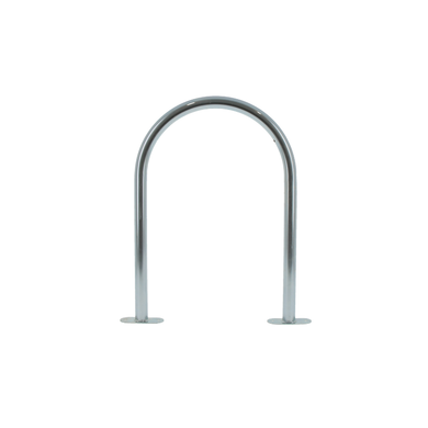Épingle à vélo galvanisé avec platine – H 690 × Ø 40 mm