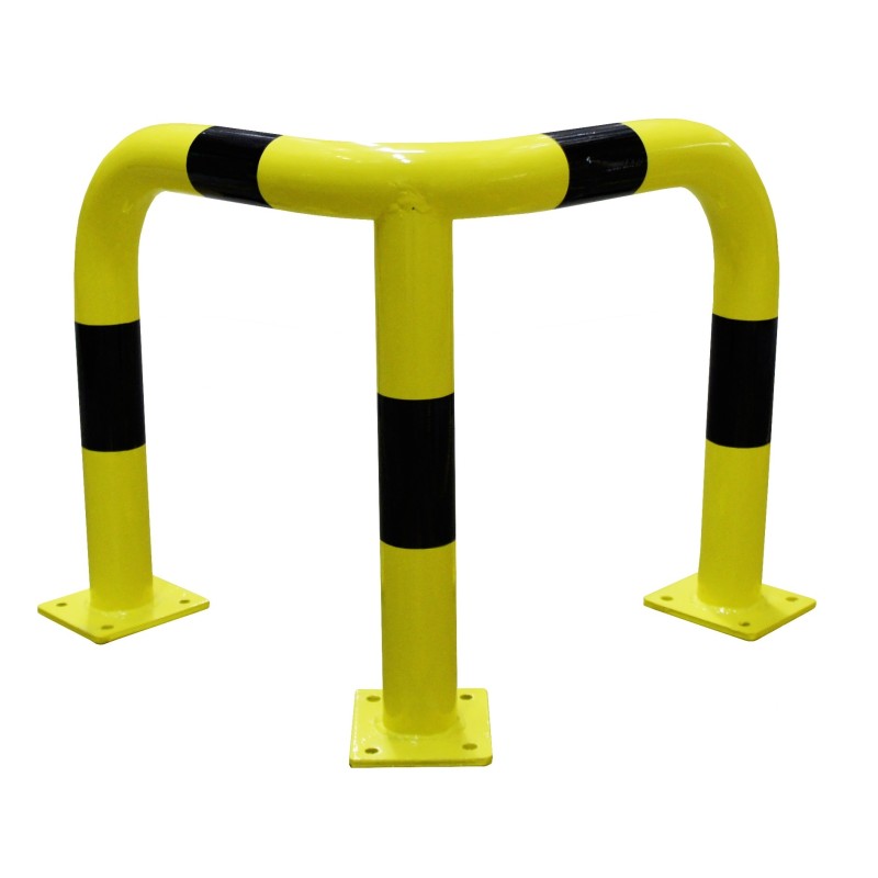 Arceau de protection d'angle acier Ø 76mm