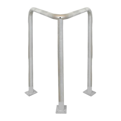 Arceau de protection d'angle en acier Ø 76 mm