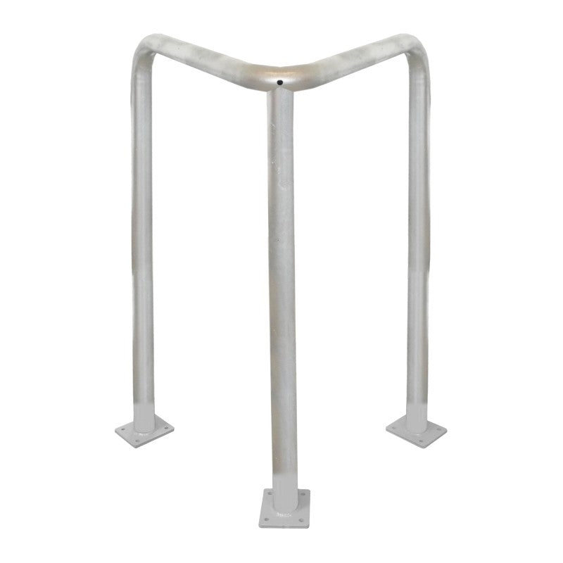 Arceau de protection d'angle acier Ø 76mm