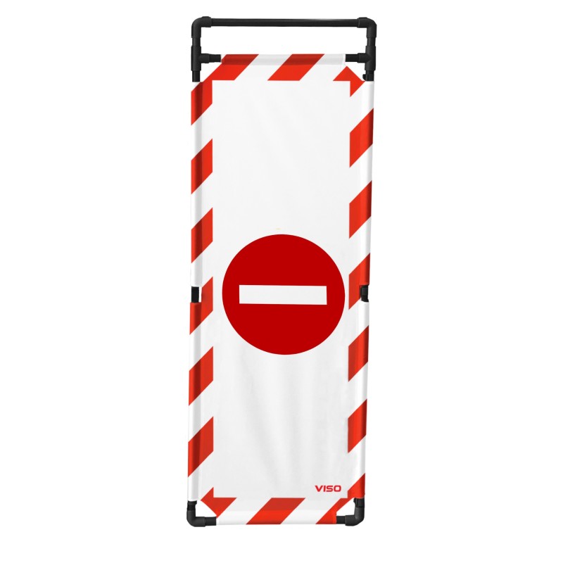 Barrière d'intervention INOX 1 panneau