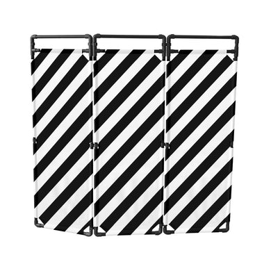 Barrière d'intervention 3 panneaux – PVC ou Inox 304, H. 1 000 ou 1 800 mm