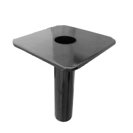 Accessoire de fixation pour barrière à sceller – simple ou double, Ø40 à 70mm, acier galvanisé