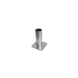 Accessoire de fixation pour barrière à sceller – simple ou double, Ø40 à 70mm, acier galvanisé