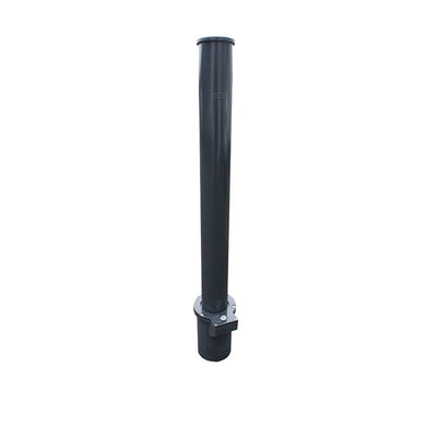 Base à sceller amovible pour poteau à mémoire de forme Ø 80 mm - ouverture clé pompier