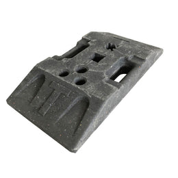 Socle de stabilisation chantier 25 kg - ancrage au sol pour barrières sur voirie extérieure