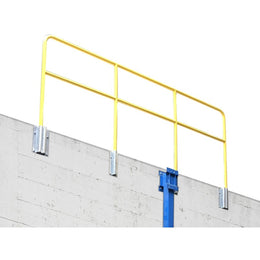Accessoire de fixation pour barrière à sceller – simple ou double, Ø40 à 70mm, acier galvanisé