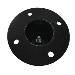 Base pour poteau de balisage acier – platine à sceller ou à fixer, acier, Ø120mm