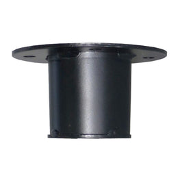 Base pour poteau de balisage acier – platine à sceller ou à fixer, acier, Ø120mm
