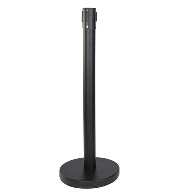 poteau à sangle recepteur noir mat