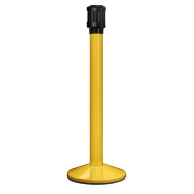 Poteau de guidage récepteur extérieur acier – 3 sangles 100mm, trou fileté, base lestée ou roulettes