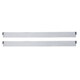 Lot de 2 barrières pour poteau de balisage - polypropylène, longueur 1 200 mm