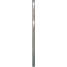 Poteau de balisage acier à sceller - fixation permanente ou base amovible