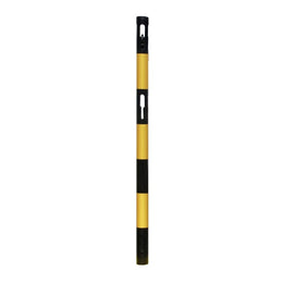 Poteau de balisage acier à sceller - fixation permanente ou base amovible
