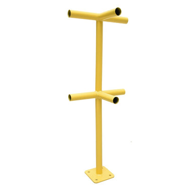 Barrière modulaire acier Ø 40 mm - extension 200 mm mâle/femelle, système de périmétrage industriel