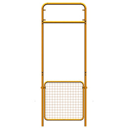 Barrière modulaire acier Ø 40 mm - extension 200 mm mâle/femelle, système de périmétrage industriel