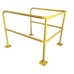 Barrière modulaire acier Ø 40 mm - extension 200 mm mâle/femelle, système de périmétrage industriel