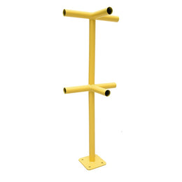 Barrière modulaire acier Ø 40 mm - extension 200 mm mâle/femelle, système de périmétrage industriel
