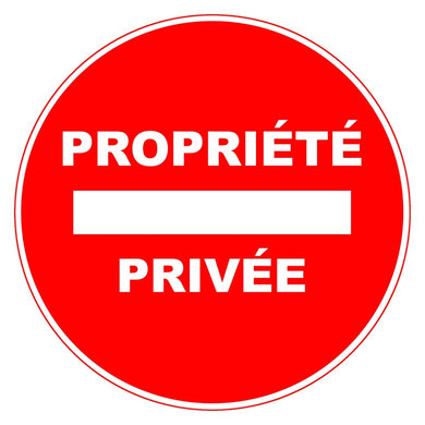 Panneau PVC adhésif - Ø 280mm