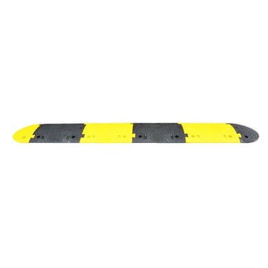 ralentisseur modulaire complet noir jaune pour voitures et poids lourds et camions avec passe câbles intégré, devis professionnel sous 24 h et expedition en 24 h SAMKRAFT