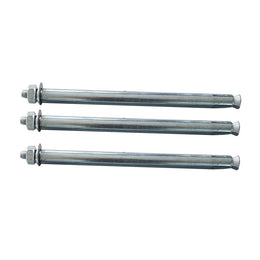 Fixation béton pour butée de parking BUT1200 - Lot de 3 chevilles et boulons 16×250 mm