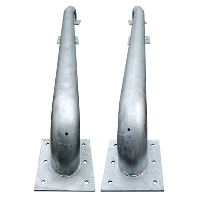 Guide-roue spécial poids lourd acier galvanisé Ø 159 mm
