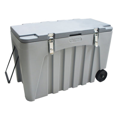 Coffre industriel étanche avec roues polyamide 104L à 167L