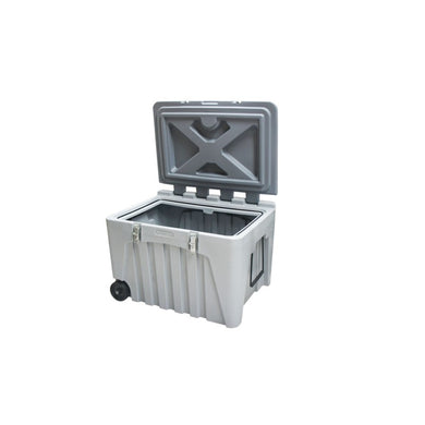 Coffre industriel étanche avec roues polyamide 104L à 167L