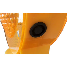 Lampe de chantier solaire LED emboîtable - 3 modes d'éclairage, 120 h, Ø 180 mm