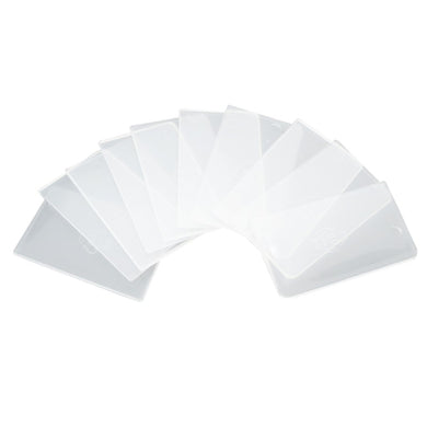 Lot de 10 séparateurs pour casier métal SINGLE - polypropylène transparent
