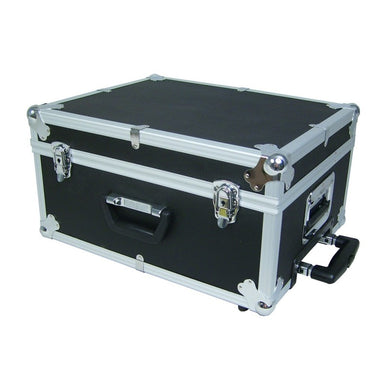 Malle multi usage aluminium 20L à 130L, avec ou sans roulettes, poignée télescopique
