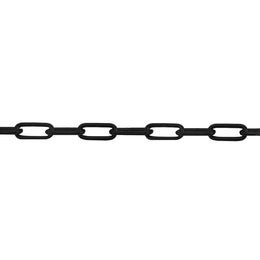 Chaîne de signalisation acier peinture époxy – Ø6mm, longueur 2m, usage intérieur et extérieur