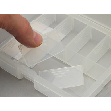 Boîte compacte à compartiments modulables ou fixes - 3 petits formats