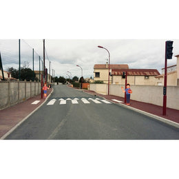 Personnage de signalisation en PEHD - 155 × 75 cm, ép. 5 cm, chantiers et passages à risque