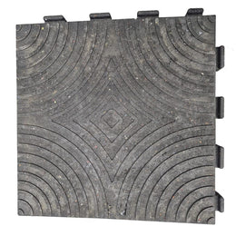 Plaque de roulage temporaire ajourée 40T - PVC recyclé 480×480×60 mm, système queues d'aronde