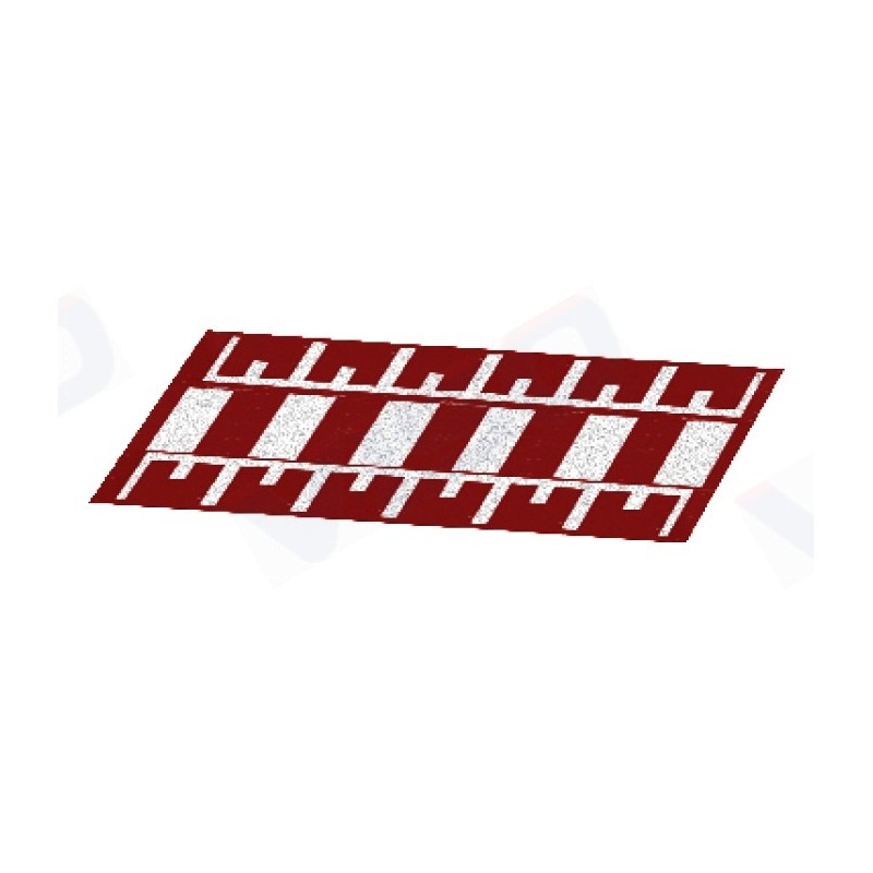 Plateau ralentisseur rouge AVEC passage piétons - Norme Belge
