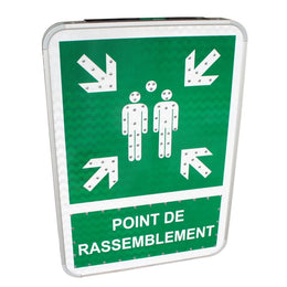 Panneau à LED solaire signalisation routière