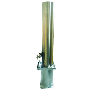 Poteau de protection acier inoxydable à sceller